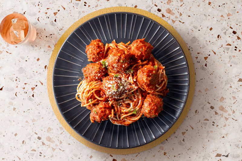 Nonna’s Spaghetti & Cloud-Soft Meatballs