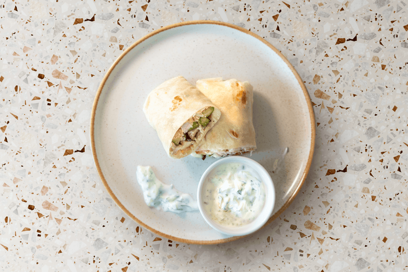 Greek Chicken Gyro Wrap